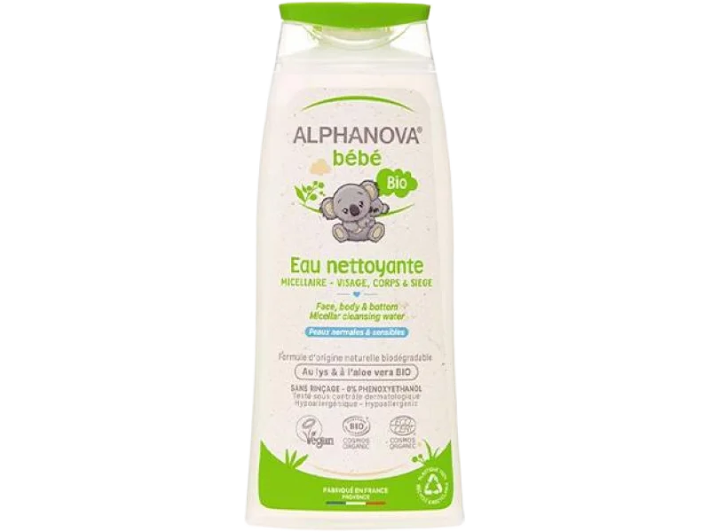 ALPHANOVA BEBE Woda micelarna do mycia, płyn, 200 ml