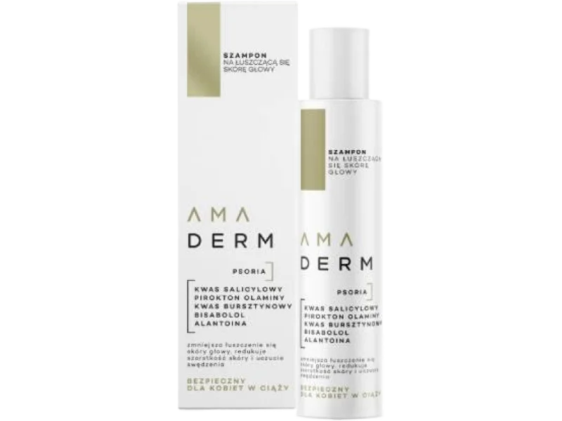 AMADERM PSORIA Szampon na łuszczącą się skórę głowy, 200 ml