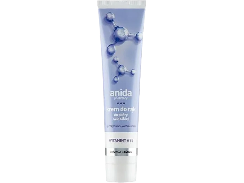 ANIDA Krem do rąk glicerynowo-witaminowy z witaminami A i E, 125 ml