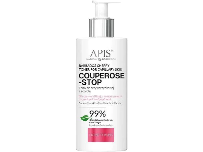 APIS Couperose-Stop Tonik Do Cery Naczynkowej z Acerolą, 300 ml