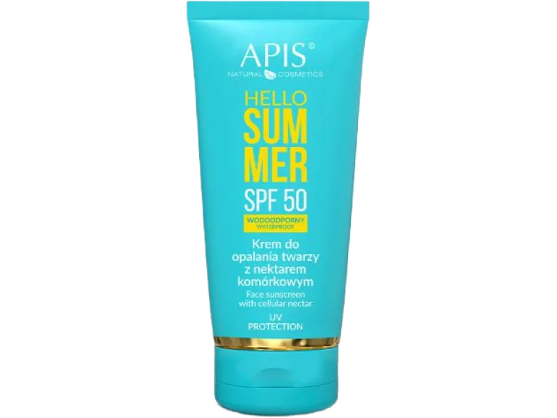 APIS Hello Summer Krem do opalania twarzy z nektarem komórkowym SPF50, 50 ml