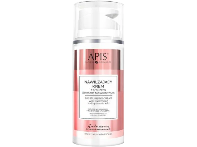 APIS Krem do twarzy nawilżający z arbuzem i kwasem hialuronowym, 100 ml