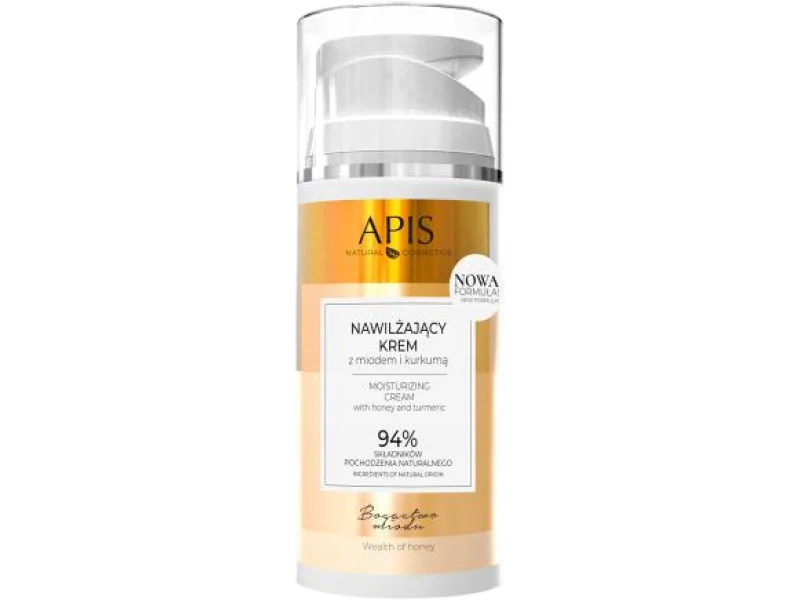 APIS Nawilżający krem z miodem i kurkumą, 100 ml