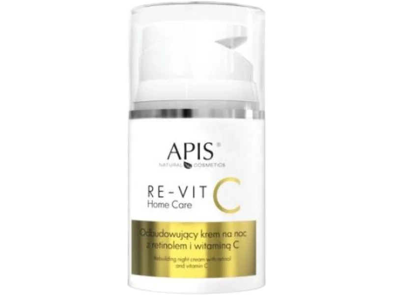 APIS Re-Vit C Home Care Odbudowujący krem na noc z retinolem i witaminą C, 50 ml