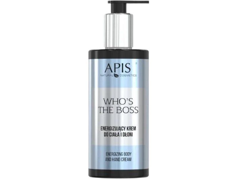 APIS Who’s the Boss energizujący krem do ciała i dłoni, 300 ml