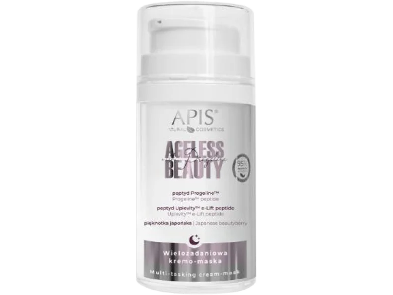 APIS Wielozadaniowa kremo-maska do twarzy na noc z progeliną Ageless Beauty with Progeline, 50 ml