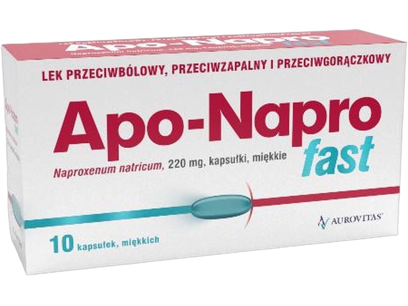 Apo-Napro Fast, kapsułki miękkie, 220 mg, 20 kaps.