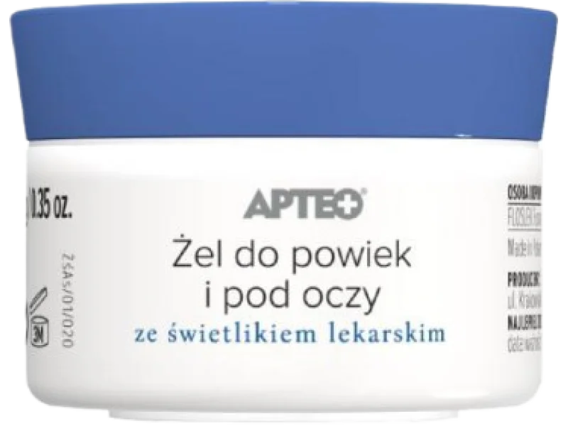 Apteo Care Żel do powiek i pod oczy ze świetlikiem lekarskim, żel, 10 g