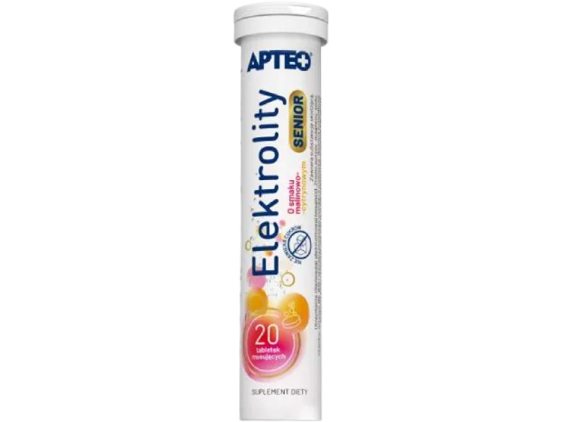 APTEO Elektrolity Senior, tabletki musujące, 20 tabl.