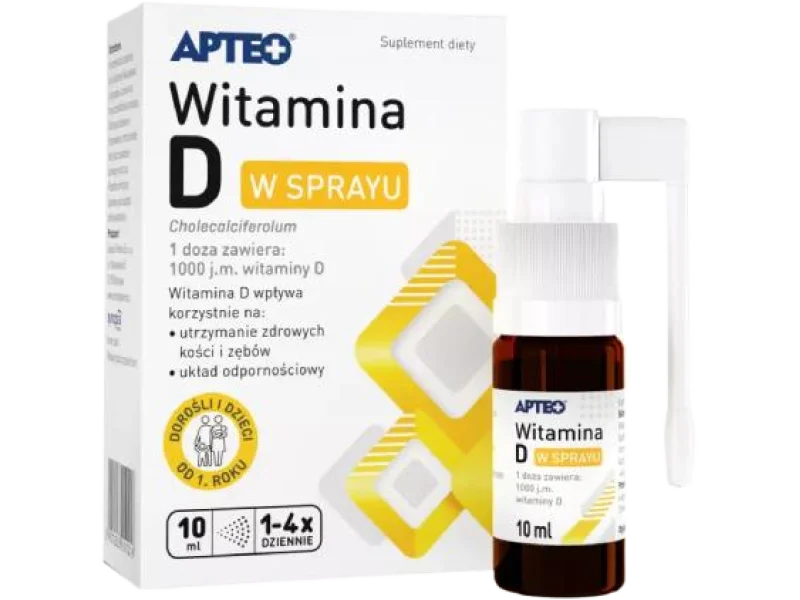 APTEO Witamina D, spray, 25 µg, 10 ml