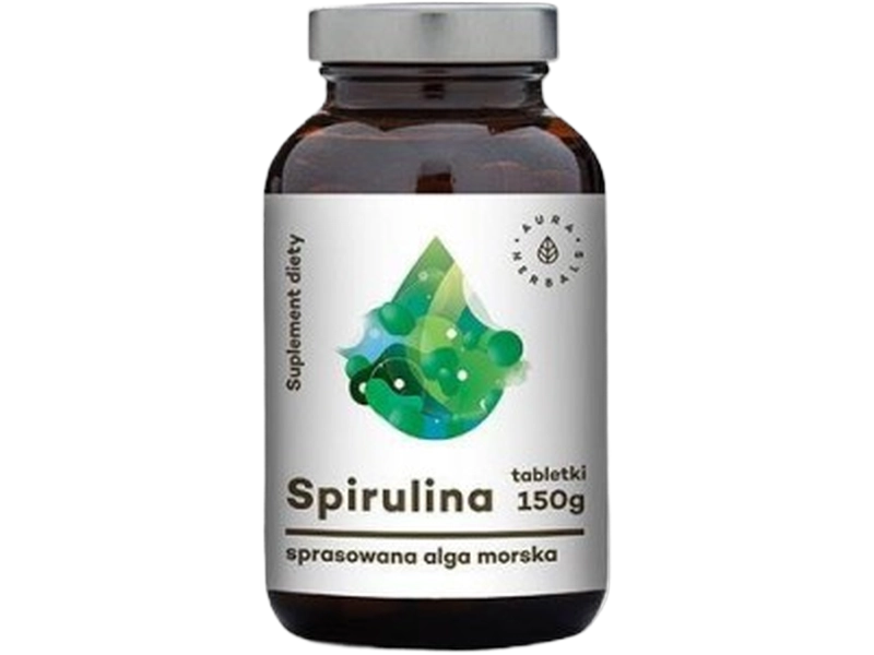 Aura Herbals Spirulina, tabletki, 600 tabl.