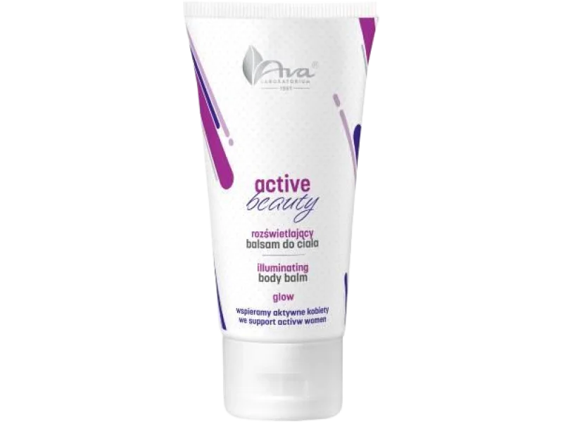 AVA Active Beauty Rozświetlający balsam do ciała ze złotymi drobinkami, 150 ml