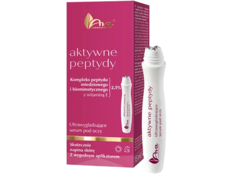 AVA Aktywne Peptydy Ultrawygładzające serum pod oczy, 15 ml