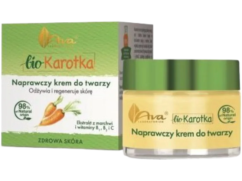 AVA Bio Karotka Naprawczy krem do twarzy, 50 ml