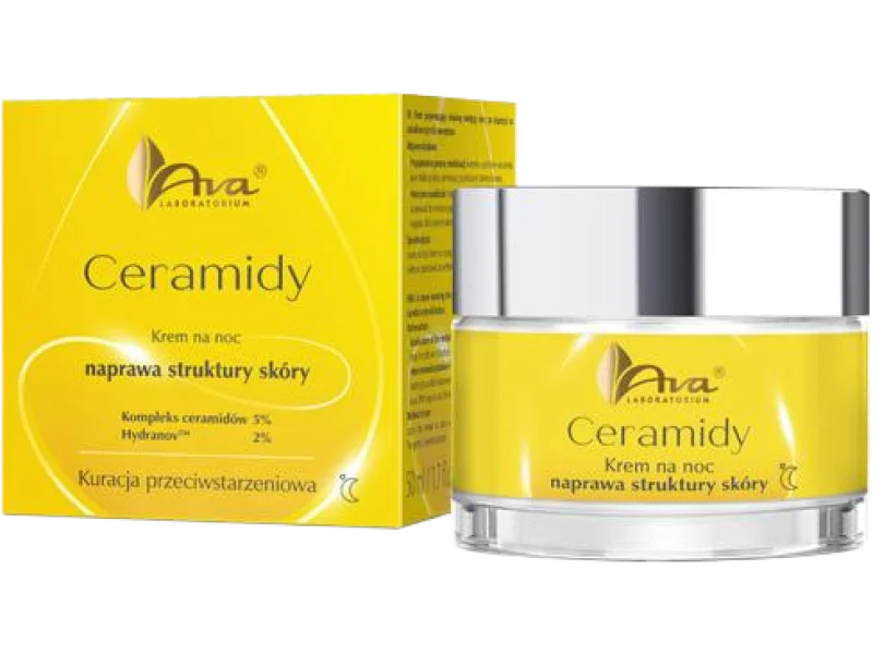 AVA CERAMIDY Krem na noc Naprawa struktury skóry, 50 ml