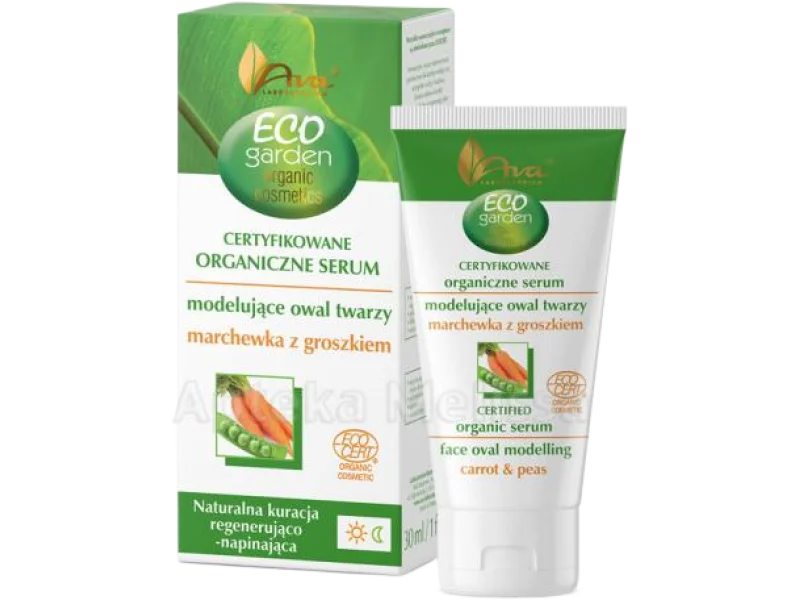 AVA ECO GARDEN Certyfikowane organiczne marchewka z groszkiem, serum, 30 ml