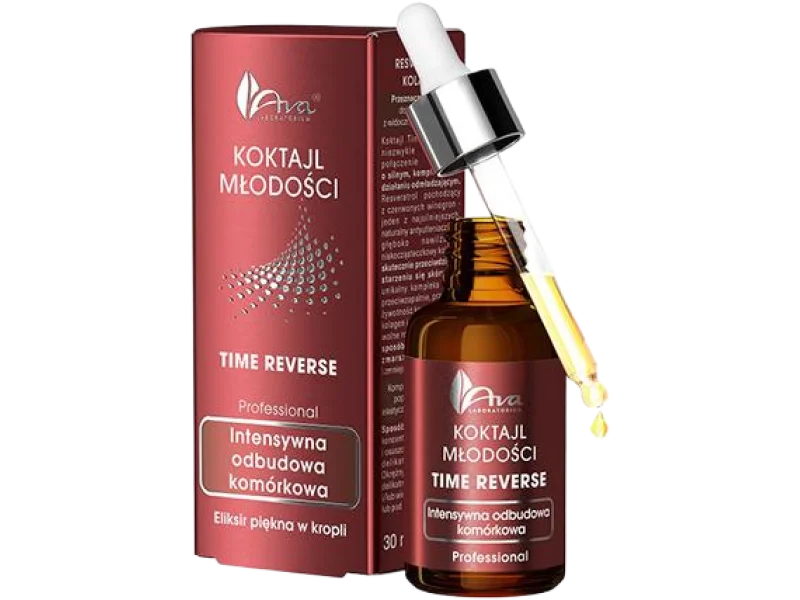 AVA koktajl młodości Time Reverse intensywna odbudowa komórkowa, serum, 30 ml