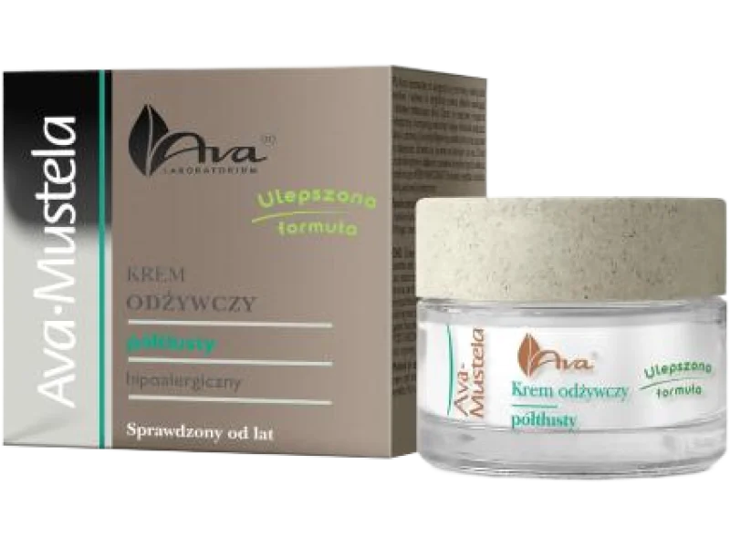 Ava Mustela Odżywczy krem do twarzy półtłusty, 50 ml