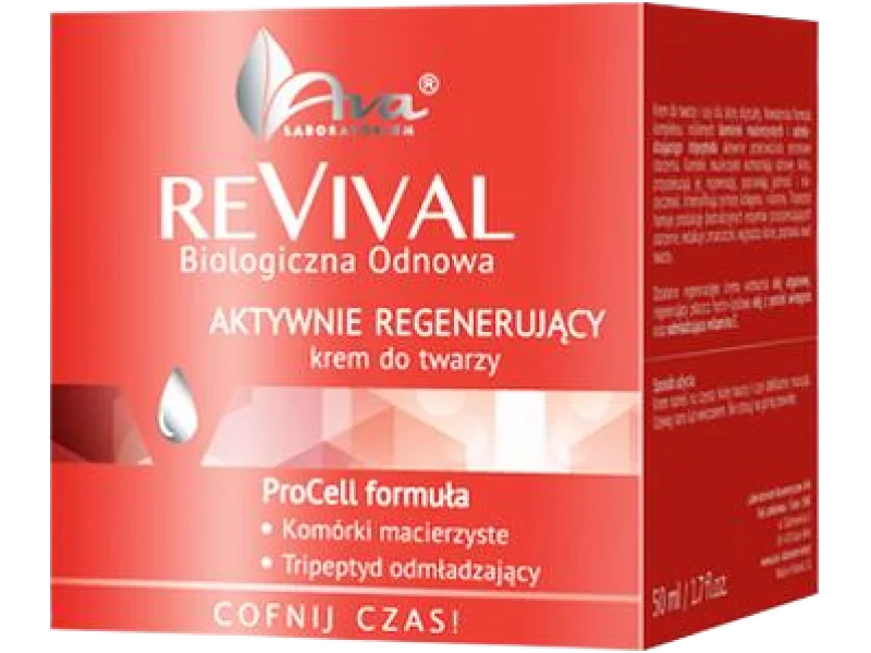 AVA REVIVAL aktywnie regenerujący krem do twarzy, 50 ml