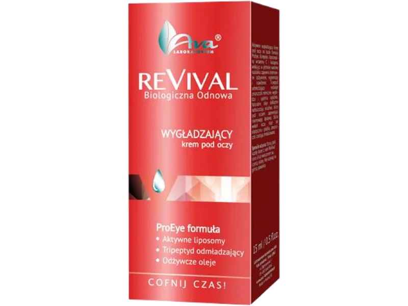 AVA REVIVAL wygładzający krem pod oczy, 15 ml