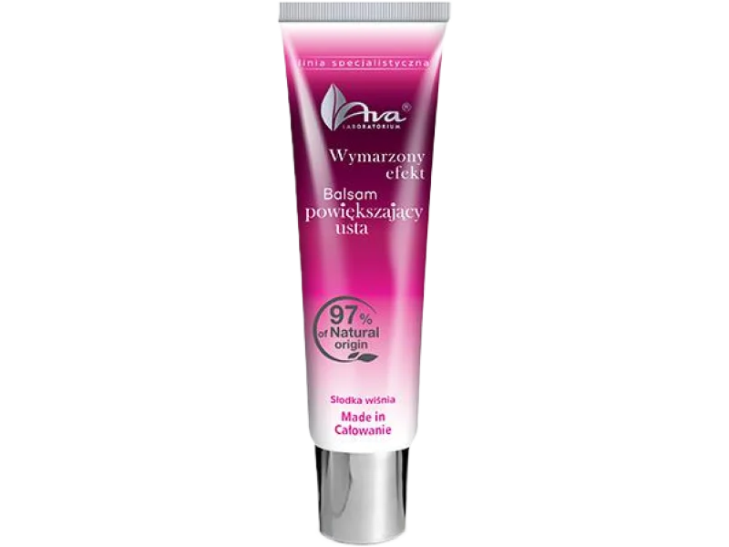 Ava Wymarzony Efekt powiększający usta, smak słodka wiśnia, balsam, 10 g