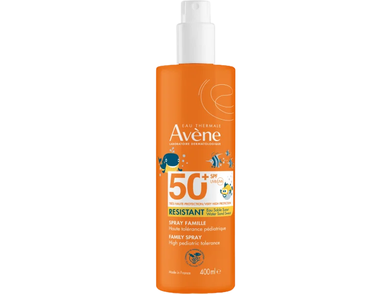Avène dla rodziny bardzo wysoka ochrona SPF 50+, spray, 400 ml