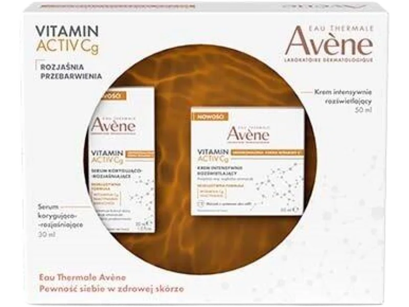 AVENE VITAMIN ACTIV Cg innowacyjna pielęgnacja odmładzająca rozjaśniająca przebarwienia, serum, 30 ml