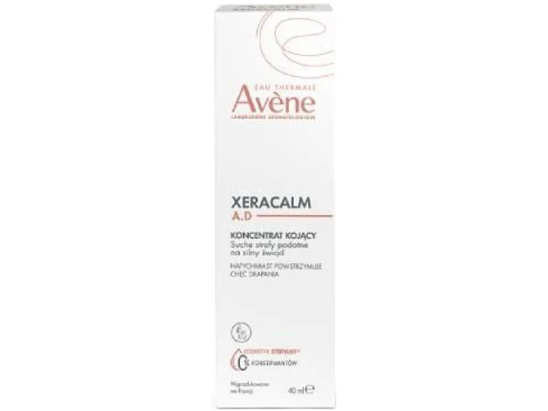Avène Xeracalm A.D Koncentrat kojący, koncentrat do stosowania na skórę, 40 ml