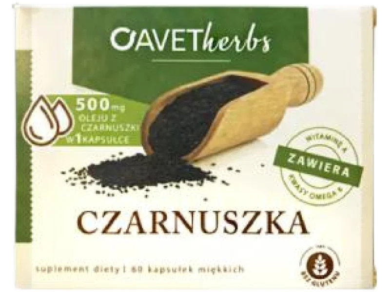 AVET HERBS Czarnuszka, kapsułki miękkie, 60 kaps.