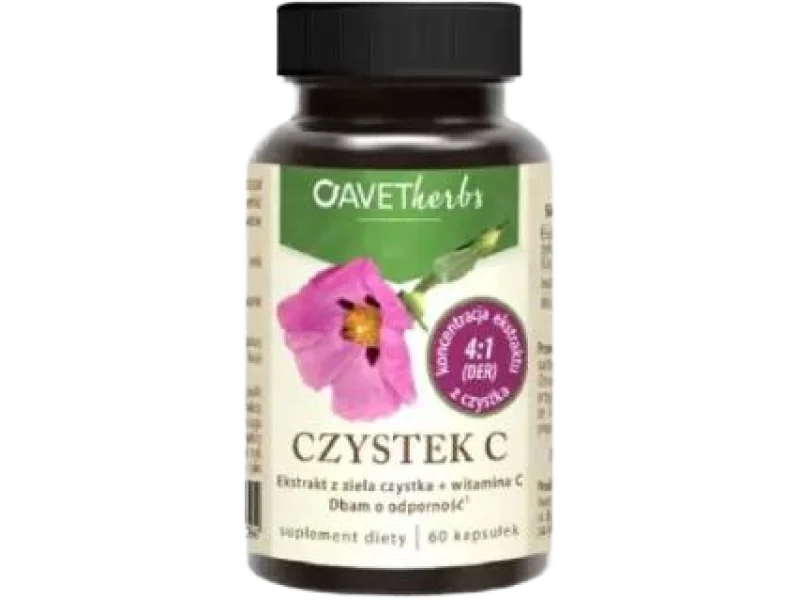 AVET HERBS Czystek C, kapsułki, 60 kaps.