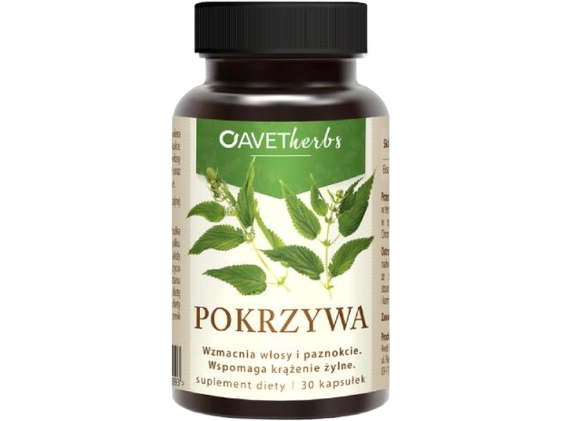Avet Herbs Pokrzywa, kapsułki, 150 mg, 30 kaps.