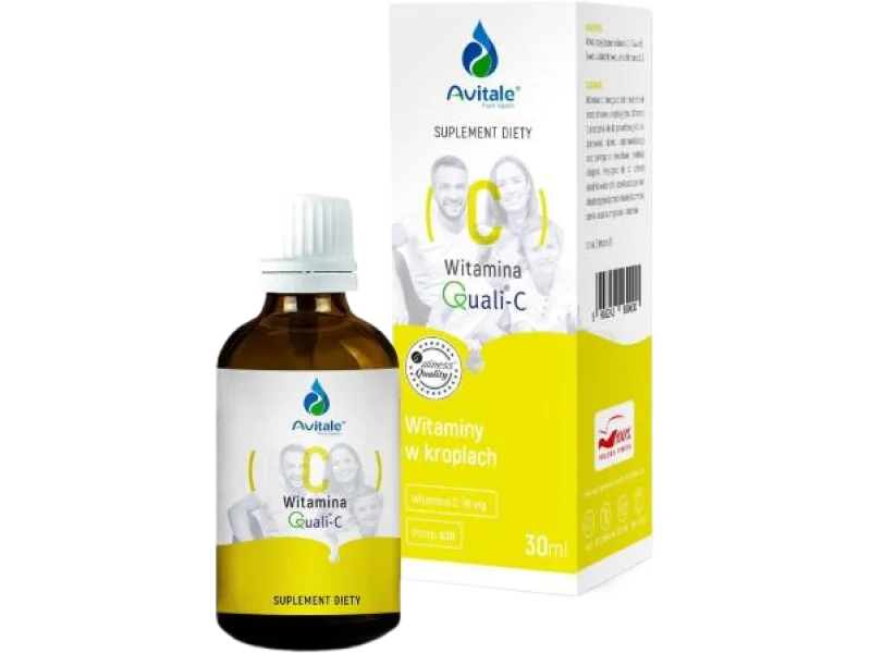 Avitale krople Quali-C (witamina C), 16 mg, 30 ml