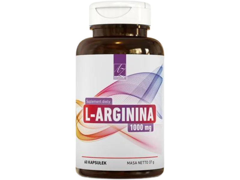AZ Medica L-arginina, kapsułki, 500 mg, 60 kaps.