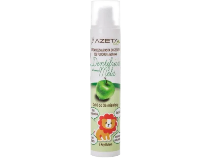 AZETA BIO Organiczna pasta do zębów jabłkowa, 50 ml