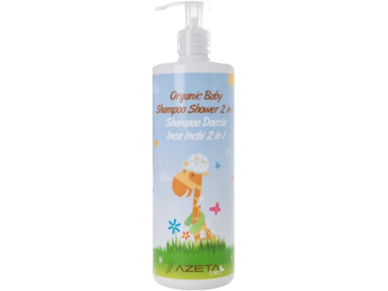 AZETA BIO Organiczny 2w1 do mycia ciała i włosów dla dzieci, płyn, 200 ml