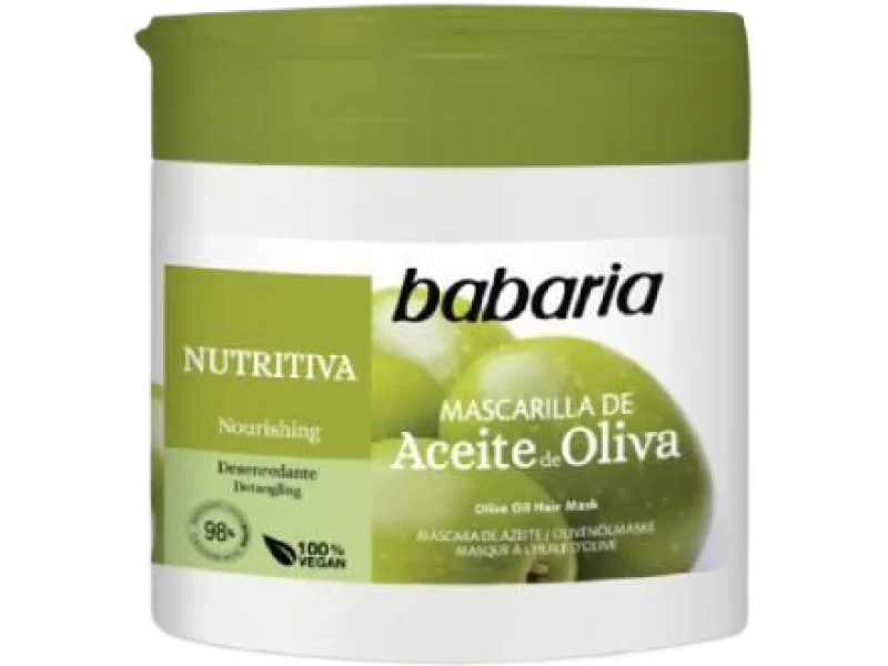 Babaria Maska do włosów z oliwą z oliwek ułatwiająca rozczesywanie, 400 ml