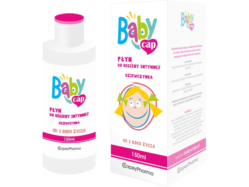 BABYCAP do higieny intymnej dla dziewczynek od 2 roku życia, płyn, 150 ml