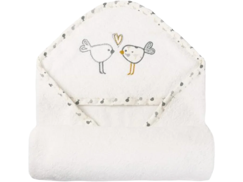 BabyMatex Okrycie kąpielowe MAXIplus BIRDS, ręczniki, 100×100 cm