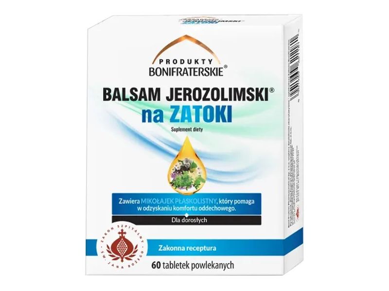 Balsam jerozolimski na zatoki, tabletki, 60 tabl.