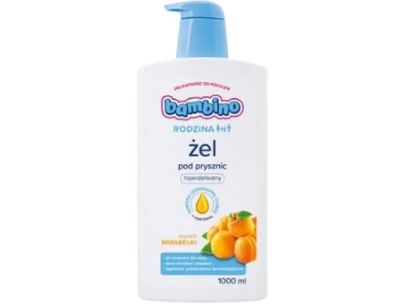BAMBINO RODZINA Żel pod prysznic o zapachu mirabelki, żel, 1000 ml