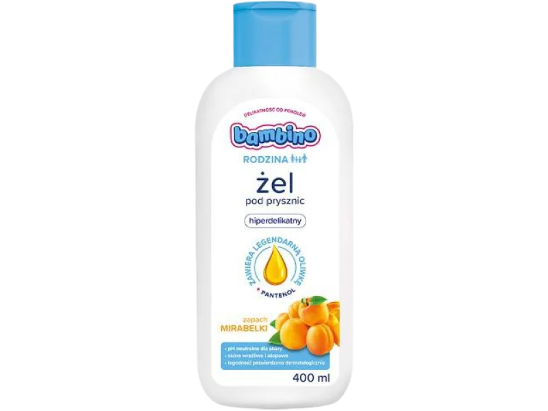 Bambino Rodzina Żel pod prysznic zapach mirabelki, żel, 400 ml