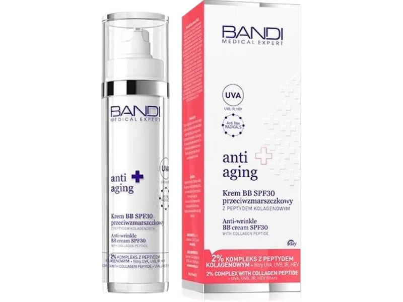 Bandi Cosmetics Medical Expert Anti-Aging BB przeciwzmarszczkowy z peptydem kolagenowym, krem, 50 ml