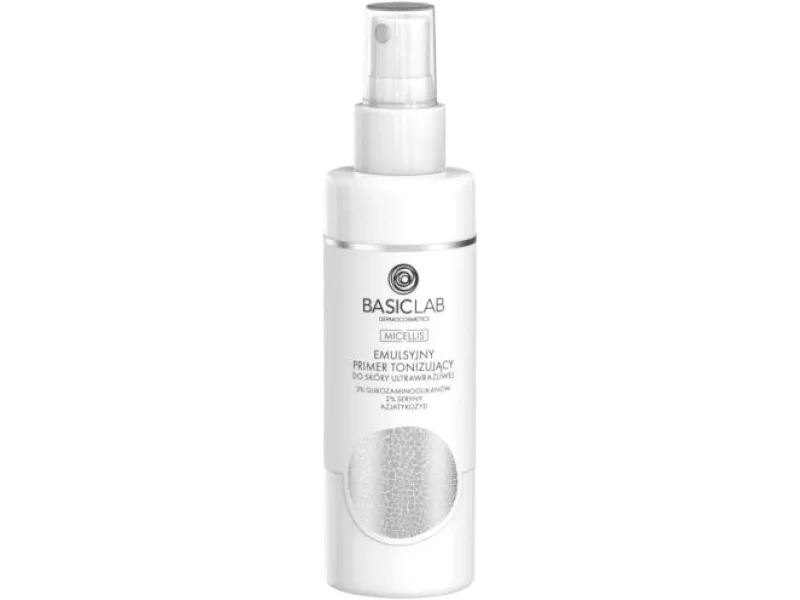 Basiclab Micellis emulsyjny primer tonizujący do skóry ultrawrażliwej, emulsja, 150 ml