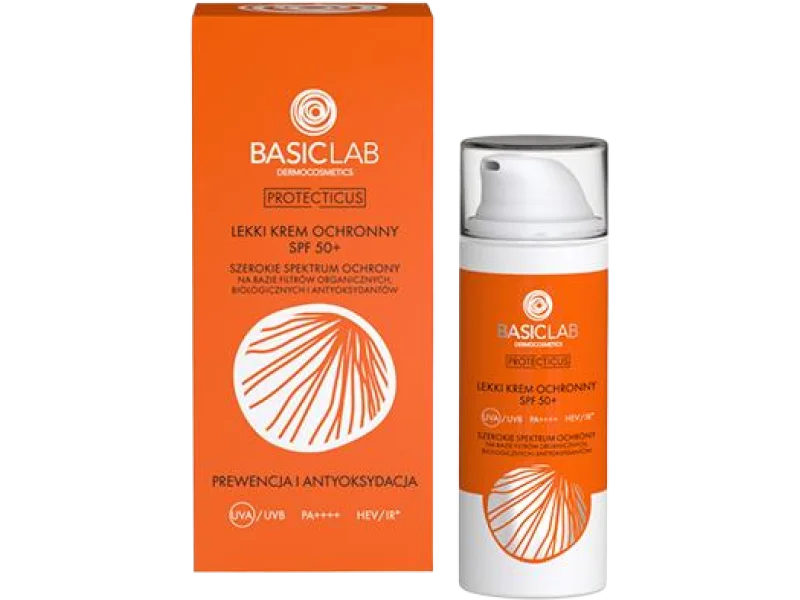 BasicLab Protecticus lekki ochronny, krem, 50 ml