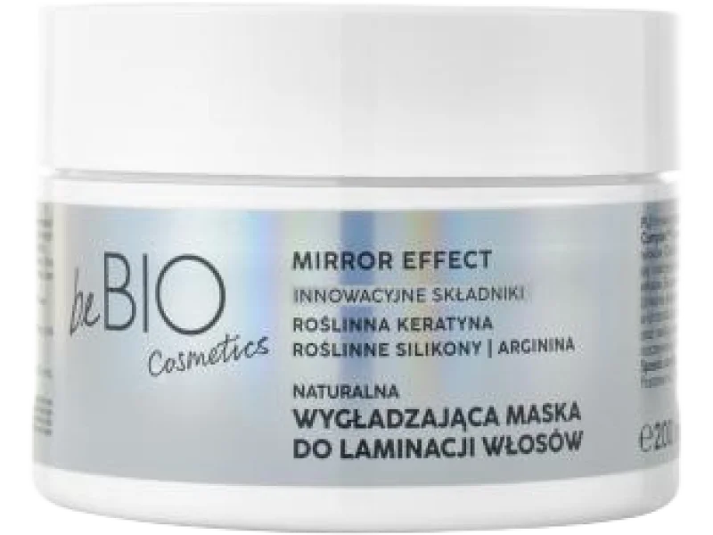 BE BIO EWA CHODAKOWSKA Baby Hair Complex Mirror Effect Naturalna wygładzająca maska do laminacji włosów, 200 ml