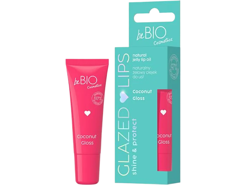 BE BIO EWA CHODAKOWSKA Glazed Lips Coconut glass Naturalny żelowy olejek do ust, 10 ml