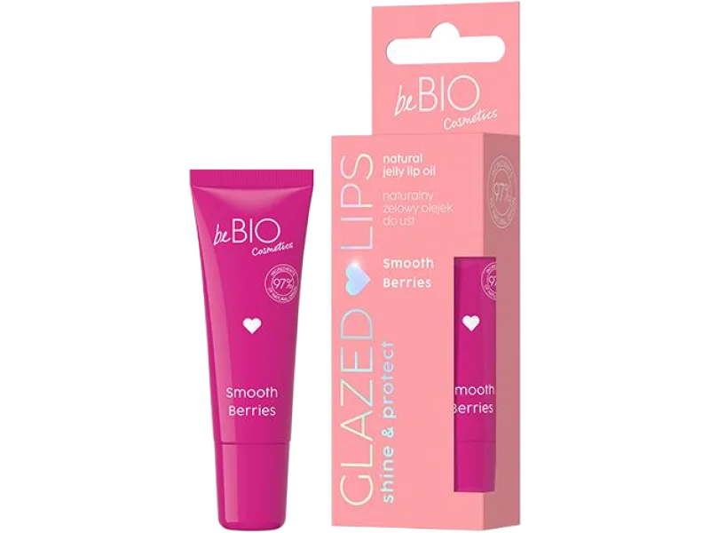 BE BIO EWA CHODAKOWSKA Glazed Lips Smoothie Berries Naturalny żelowy olejek do ust, 10 ml