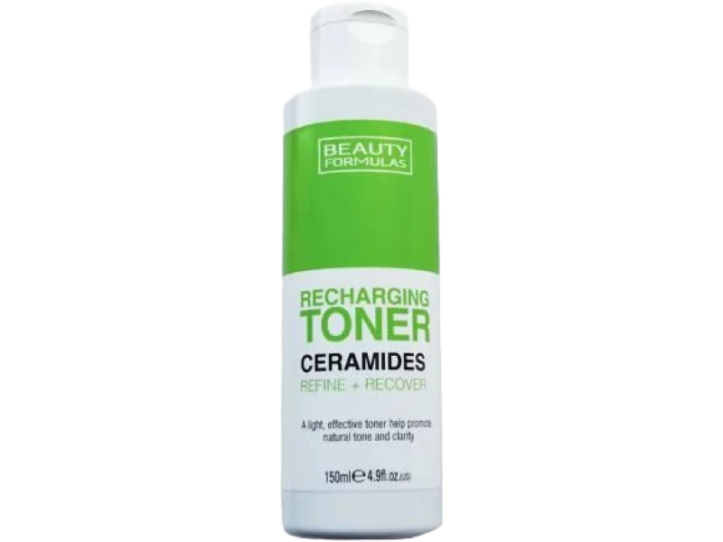 Beauty Formulas Recharging Toner Ceramides Regenerujący tonik z ceramidami, płyn, 150 ml