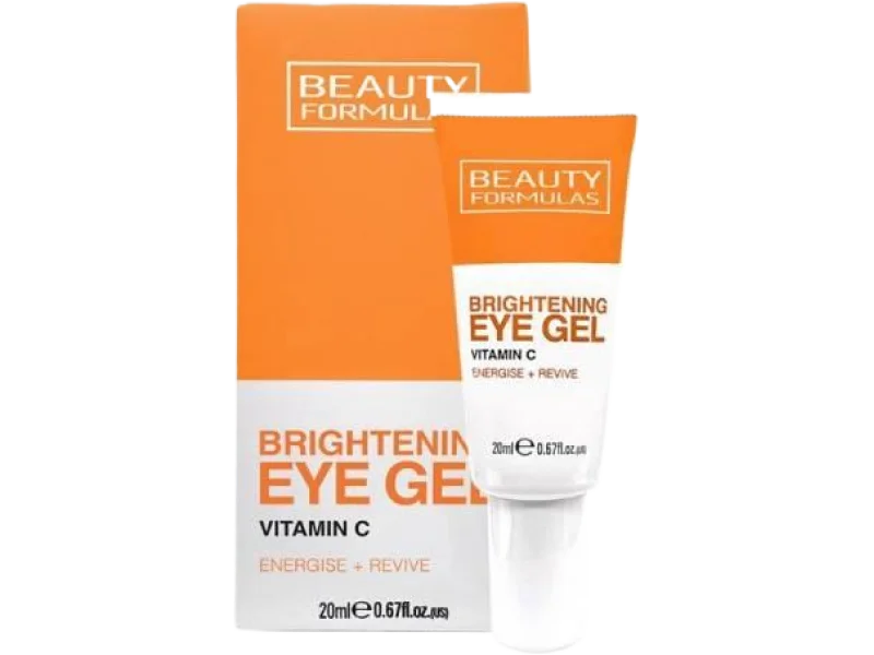 BEAUTY FORMULAS Rozjaśniający żel pod oczy Witamina C, 20 ml