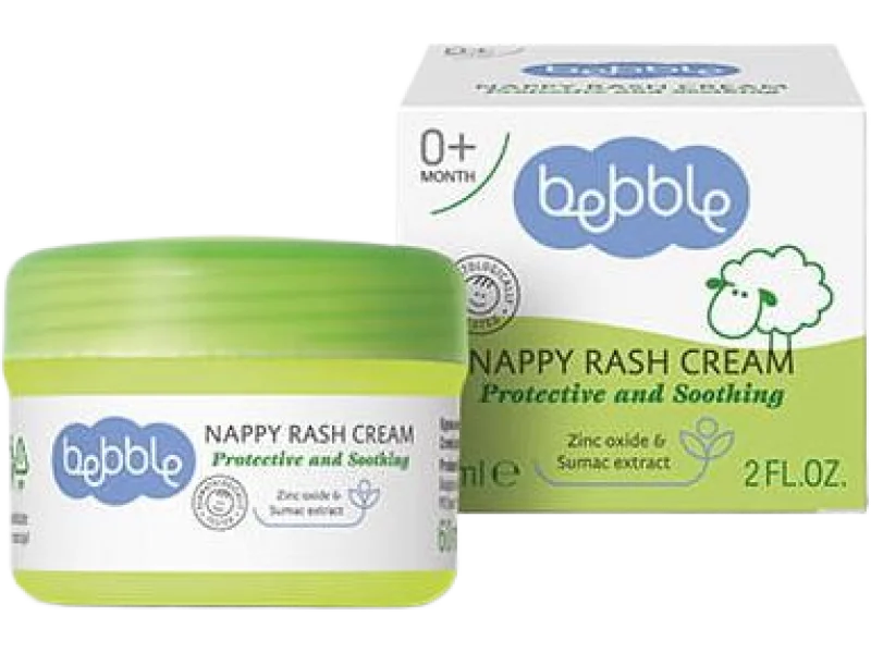 BEBBLE Krem przeciw pieluszkowemu zapaleniu skóry, 60 ml
